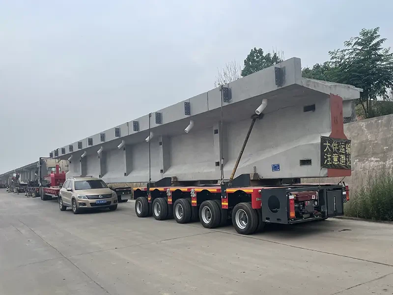 Hoe worden modulaire trailers gebruikt in brug- en infrastructuurprojecten?