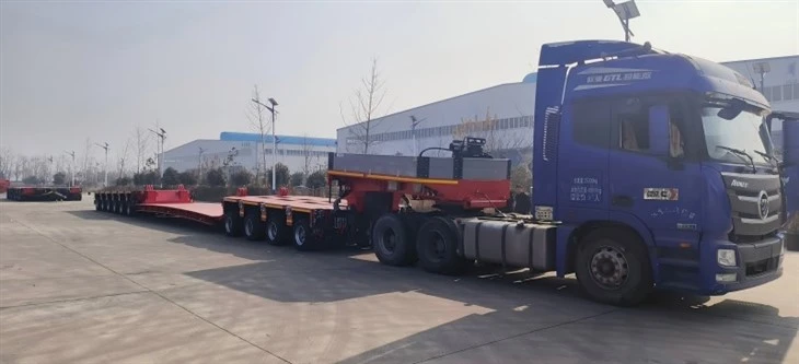 Modular Trailer For 200 Ton Crawler Crane Transporation